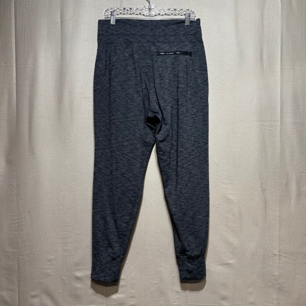 Athleta Venice High Rise Jogger Size Medium Heather Gray Stretch Zip Pockets - Picture 8 of 11